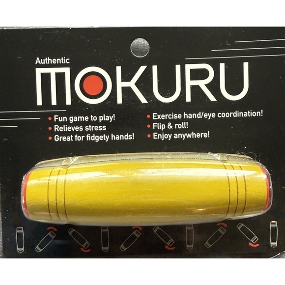 Mokuru Other - MOKURU Amazing Desk Toy Fidget Spinner STRESS RELIEVER YELLOW - NEW